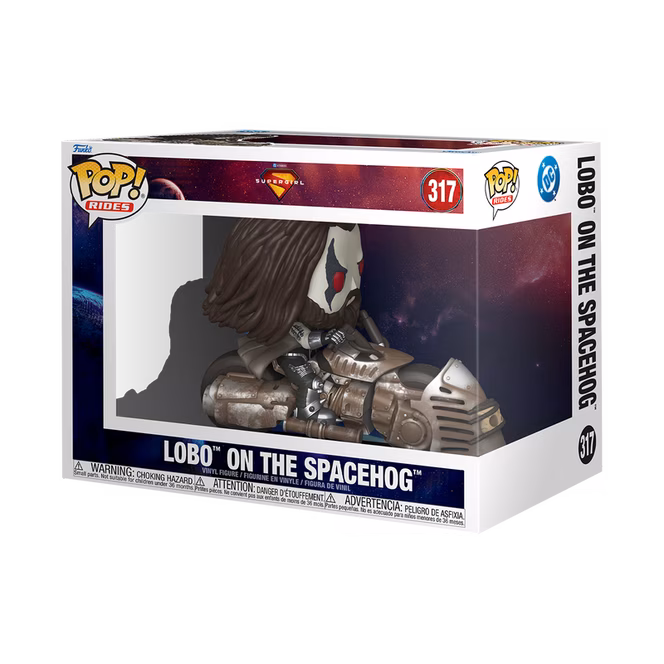 Funko POP! Rides: Supergirl Lobo on the Spacehog 4.5-in Vinyl Figure