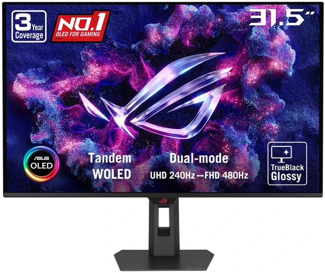 ASUS ROG Strix 32 inch Dual Mode UHD 4K 240Hz Gaming Monitor