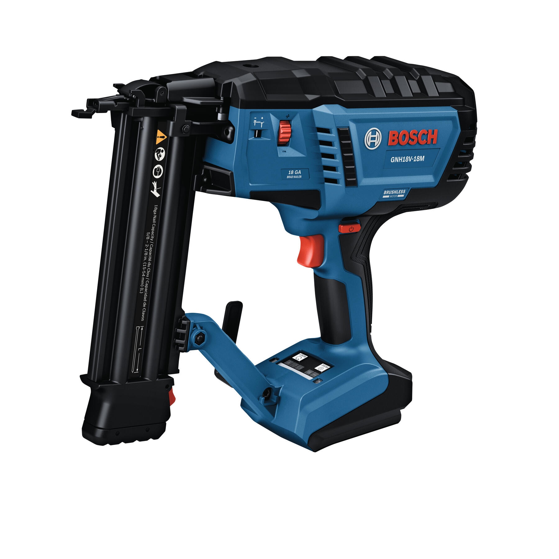 Bosch, 18V Brushless 2-1/8-in 18-Gauge Cordless Brad Nailer