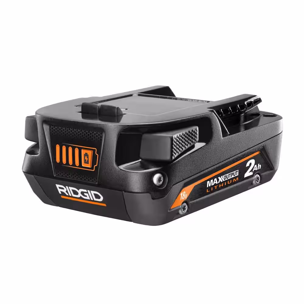 RIDGID 18V 2.​0 Ah MAX Output Lithium-​Ion Battery