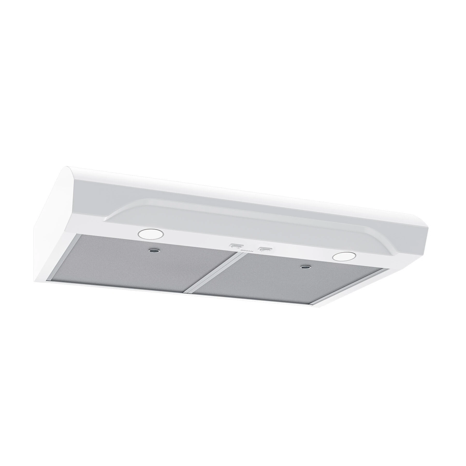 Broan, 30 inch Convertible 350-CFM White Under Cabinet Range Hood