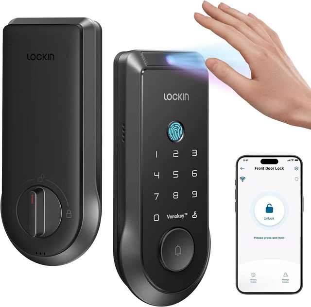 Lockin Veno Smart Lock - Keyless Entry Door Lock