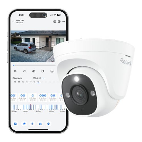 P344 Add-On or Standalone Dome Security Camera - White; Indoor/Outdoor; 4K Resolution; Ethernet Connectivity; PoE/DC Adapter Powered