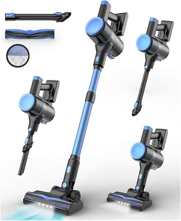 Bissell, 3061 Featherweight Cordless Stick Vacuum, Self-Standing, Electric Blue, Black
