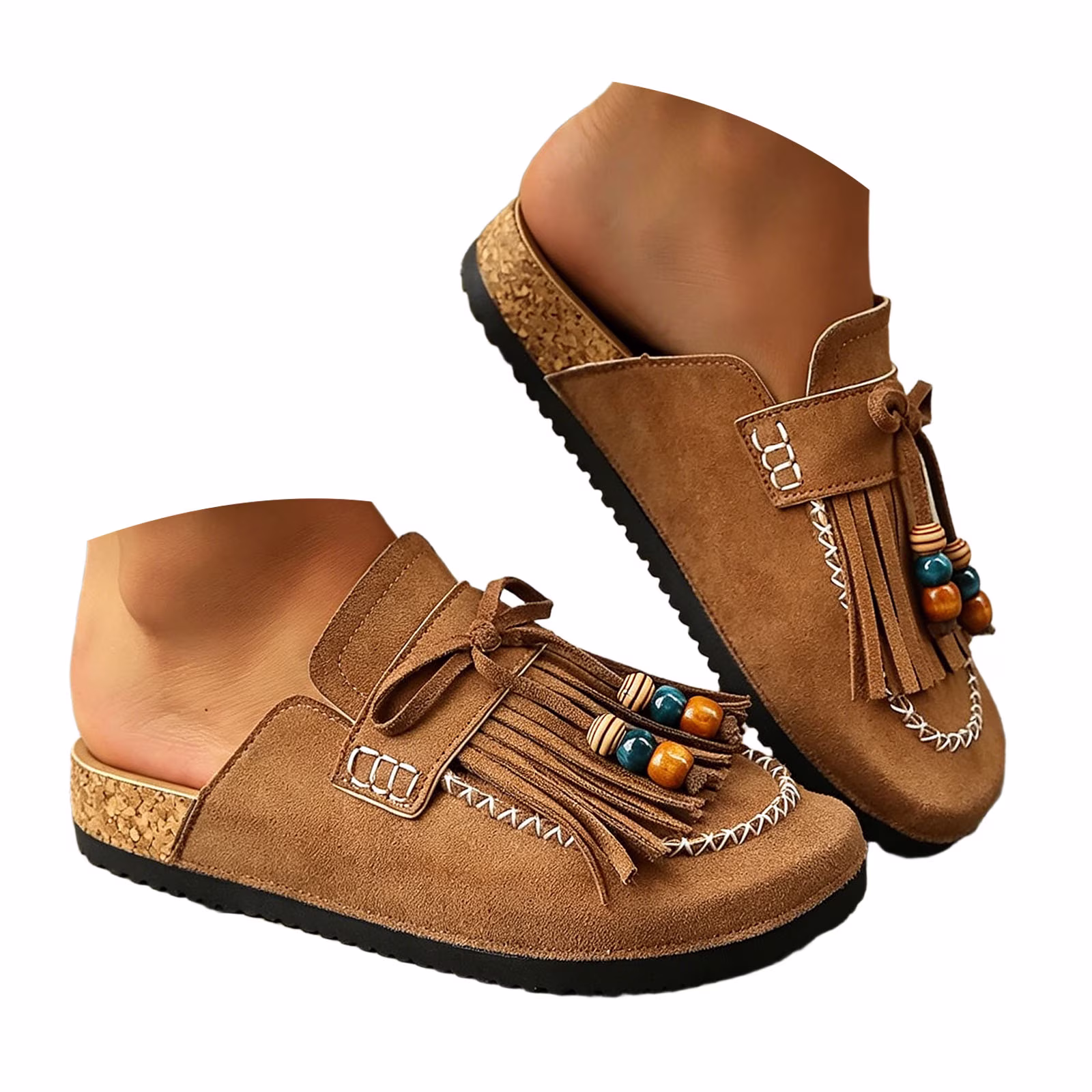 Suede Slide On Casual Shoes