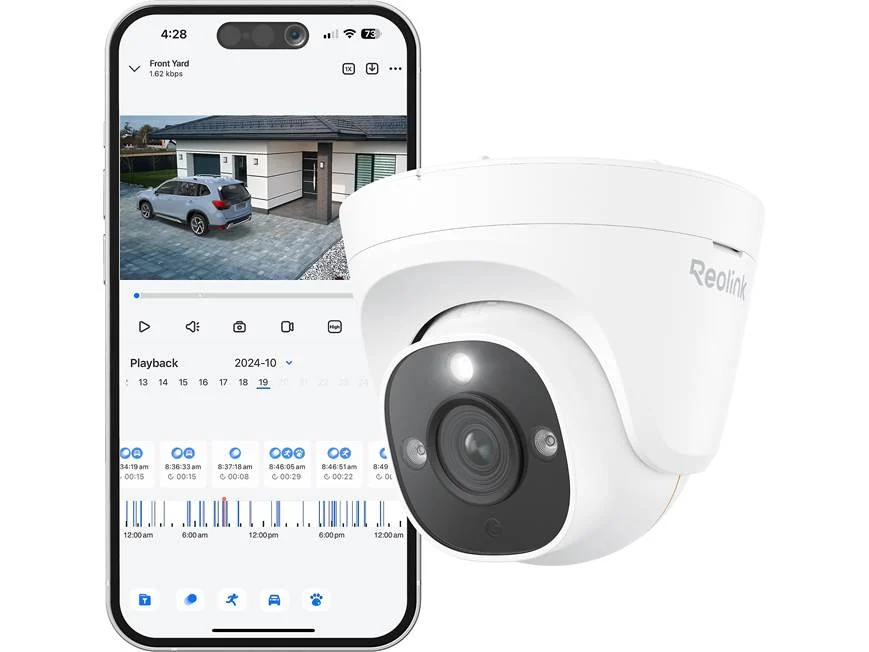 Reolink P344 Add-On or Standalone Dome Security Camera - White