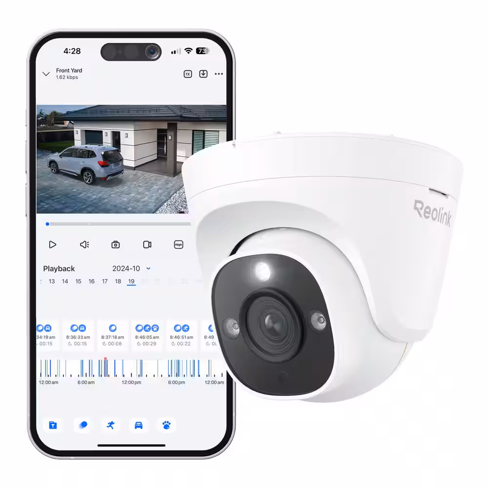 Reolink P344 Add-On or Standalone Dome Security Camera - White