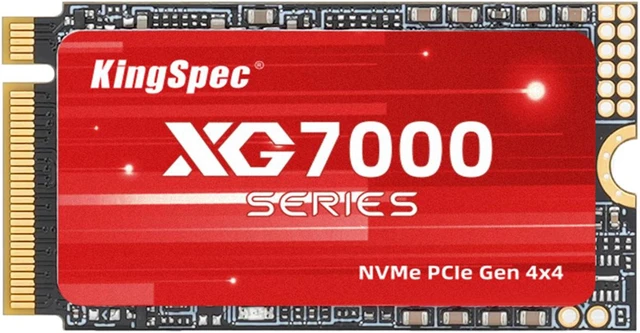 KingSpec XG 7000 2TB M.2 2280 PCIe Gen 4.0x4 NVME 1.4 Speed up to 7400MB/s Write Speed Up to 6600MB/s Internal Solid State Drive for PS5 PC Desktop Laptop Game-Player