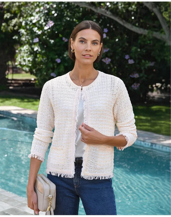 Textured Knit Jacket