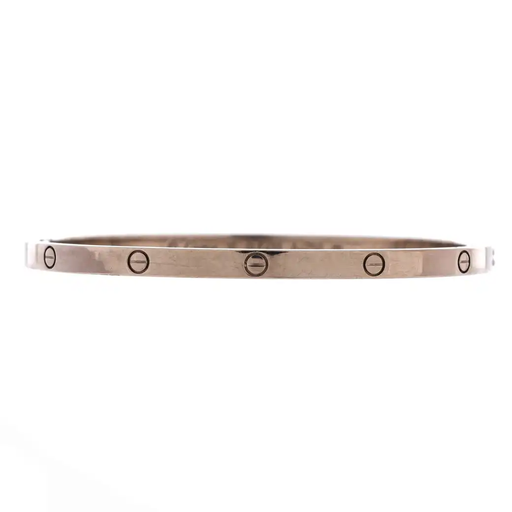 Love Bracelet 18K White Gold Small