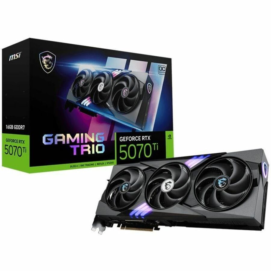 MSI Gaming GeForce RTX 5070 Ti Graphics Card RTX 5070 Ti 16G GAMING TRIO OC