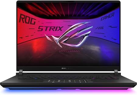 ROG Strix SCAR 16 G635LX-DS96 16" Gaming Laptop Computer - Off Black; Intel Core Ultra 9 275HX 2.1GHz Processor; NVIDIA GeForce RTX 5090 24GB GDDR7; 32GB DDR5-5600 RAM; 1TB Solid S