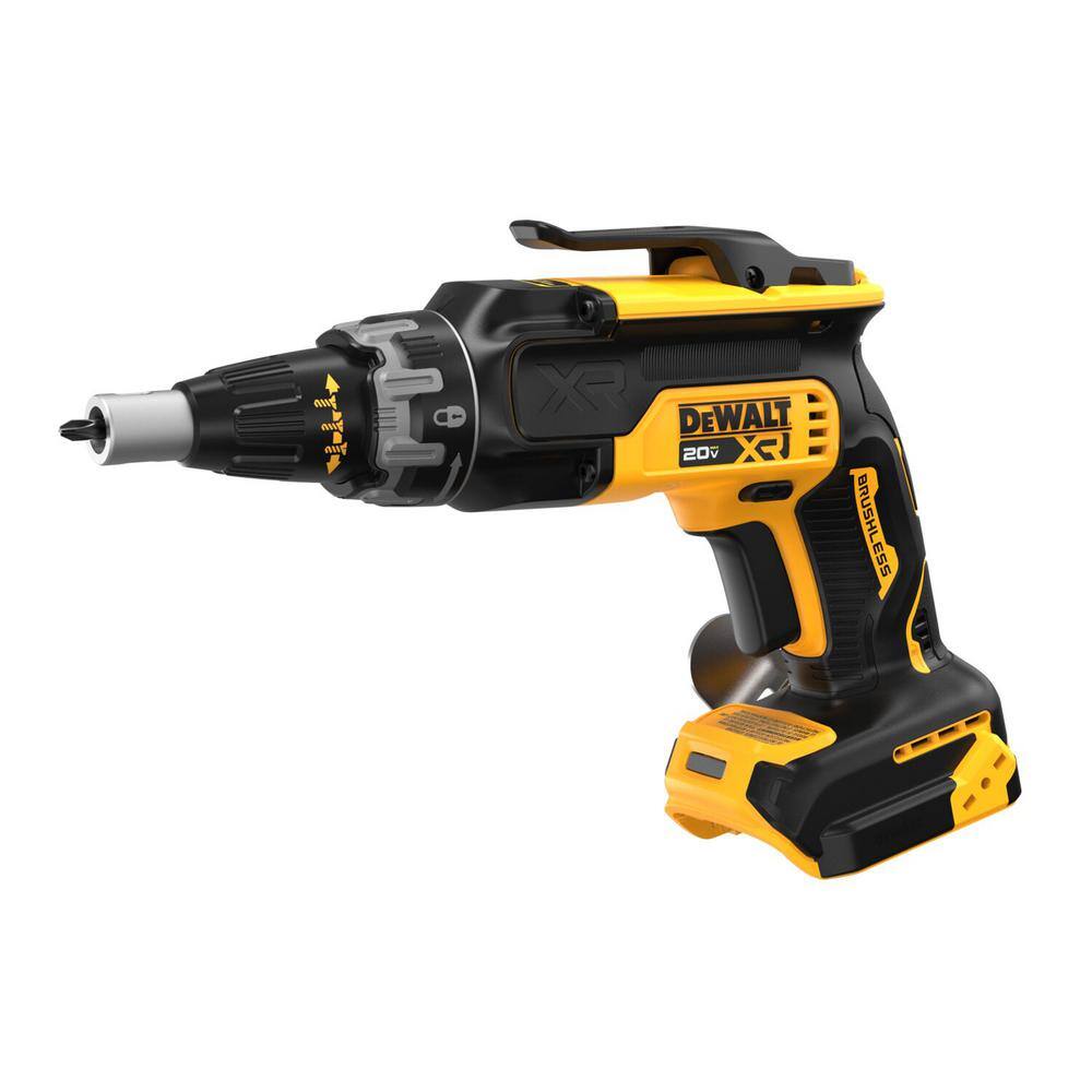 DEWALT 20V MAX Lithium-​Ion Cordless Brushless Screw Gun with 20V MAX XR 5.0 Ah Battery Pack and Charger
