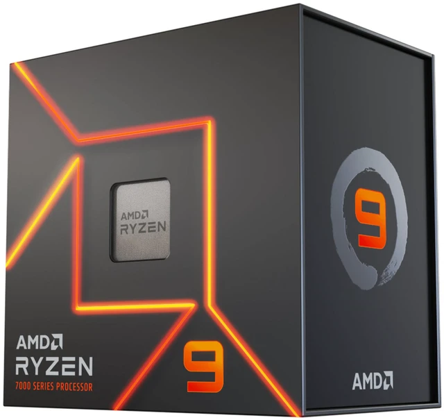 AMD Ryzen 9 7900X - Zen 4 12-Core 4.7 GHz - Socket AM5 - 170W Desktop Processor (100-100000589WOF)