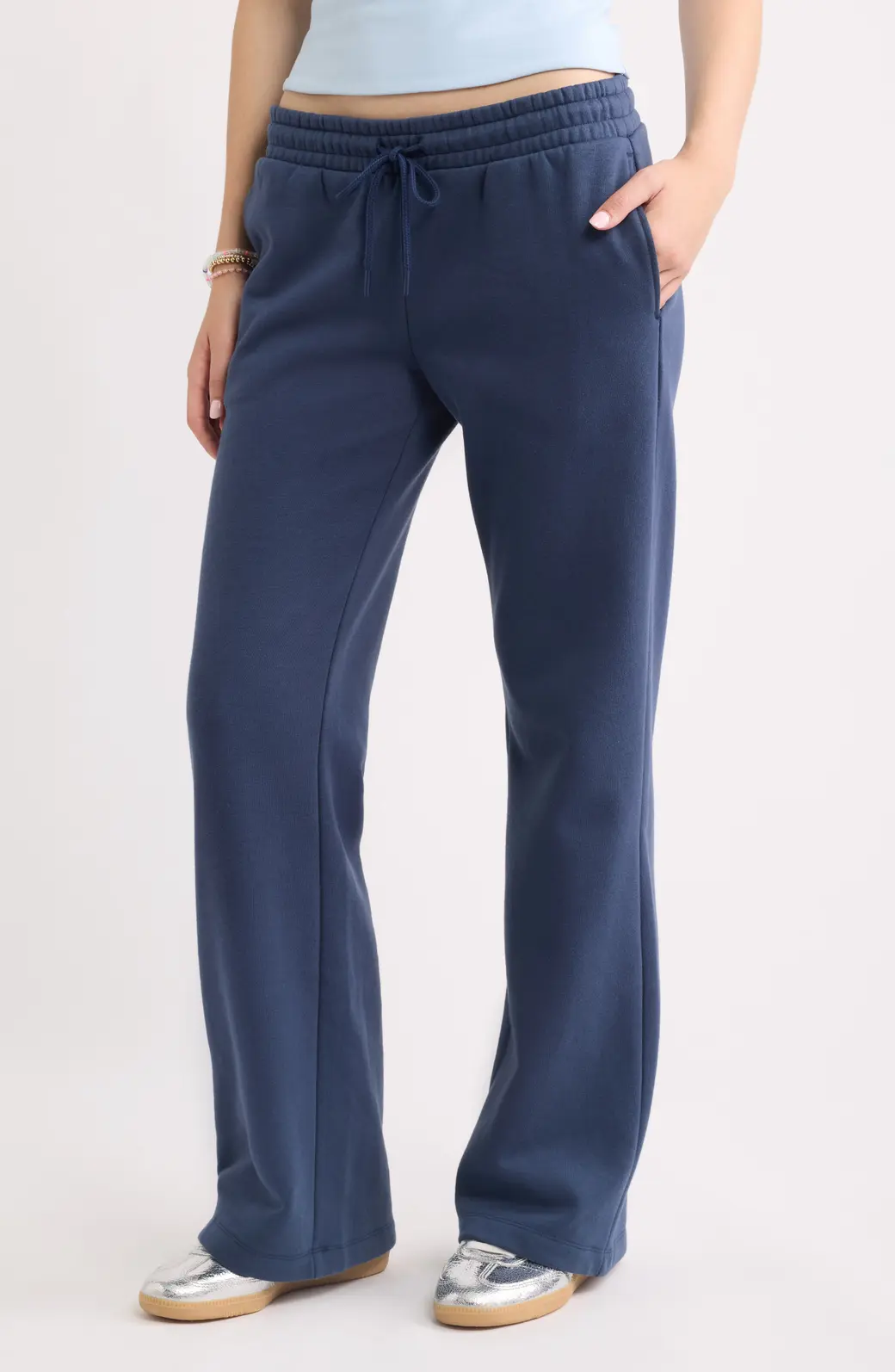 Baggy Flare Leg Sweatpants