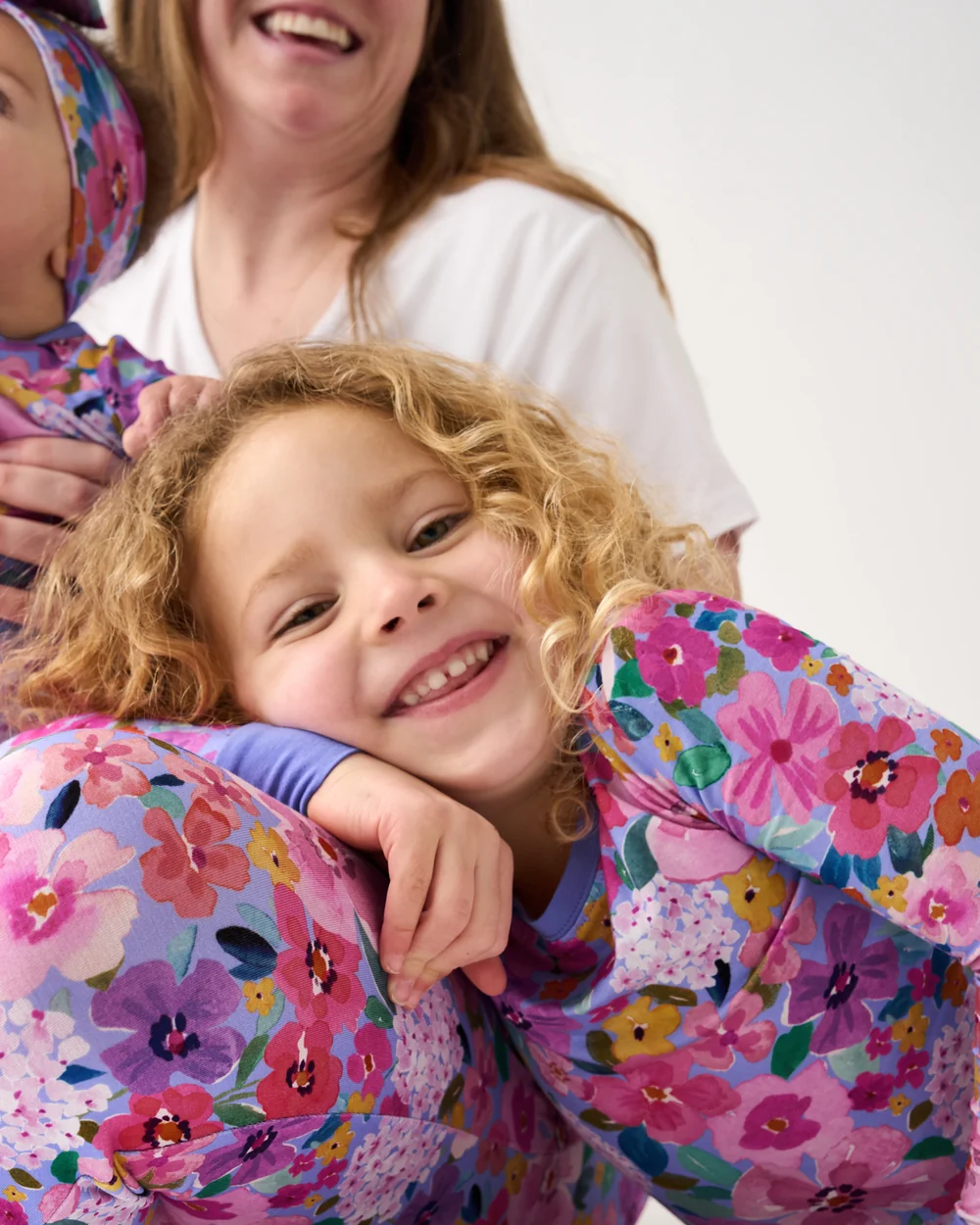 Infant Girls 2pc Smocked Floral Pajama Set