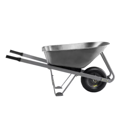 GroundWork 6 cu. ft. 400 lb. Capacity Large-Load Wheelbarrow