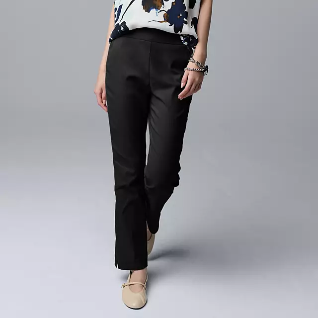 Women's Simply Vera Vera Wang Luxe Twill Ankle Pants