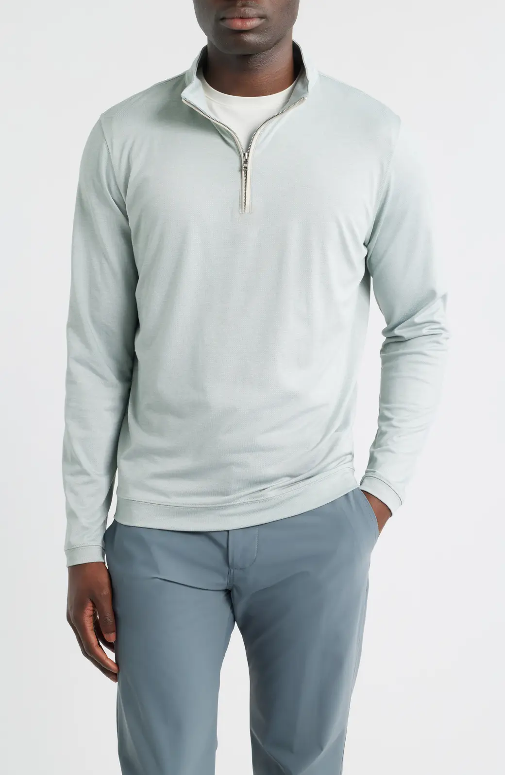 Peter Millar Crown Crafted Albatross Quarter Zip