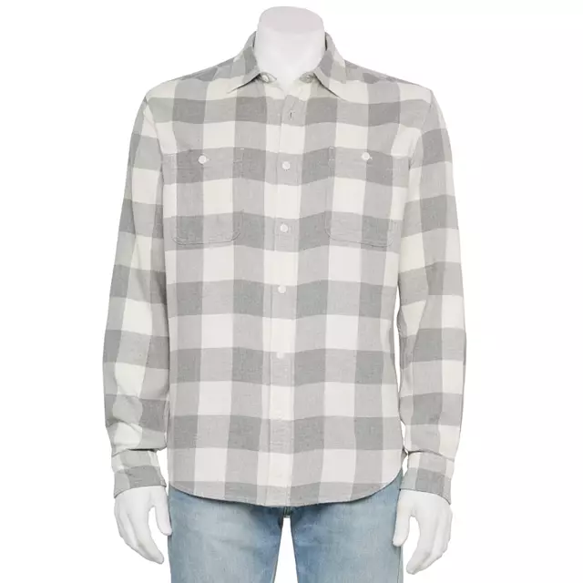 Men's Sonoma Goods For Life® Supersoft Flannel Button-Down Shirt