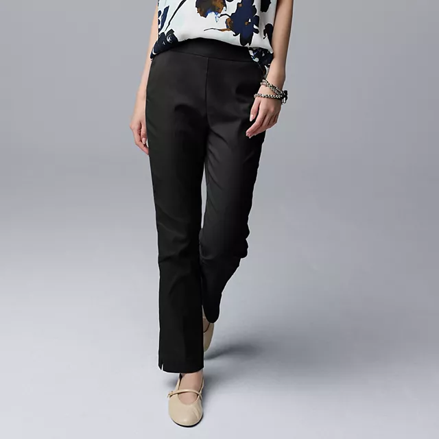 Women’s Simply Vera Vera Wang Luxe Twill Ankle Pants